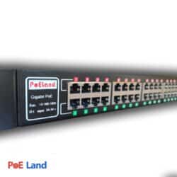 پچ پنل poe دارای 16 پورت گیگ