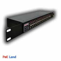 پچ پنل poe دارای 16 پورت گیگ