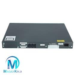 نمای پشت سوئیچ سیسکو WS-C2960S-48FPD-L