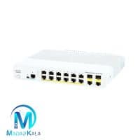 سوئیچ شبکه Cisco WS-C2960C-12PC-L با 12