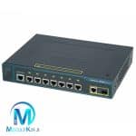 نمای زاویه‌دار سوئیچ Cisco WS-C2960G-8TC-L