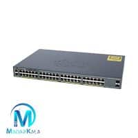 نمای زاویه‌دار سوئیچ Cisco WS-C2960X-48TS-LL