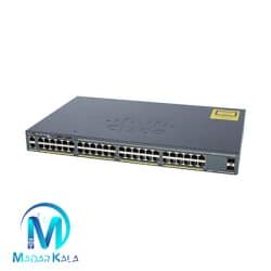 نمای زاویه‌دار سوئیچ Cisco WS-C2960X-48TS-LL