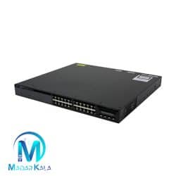 سوئیچ شبکه سیسکو WS-C3650-24TD-S با 24 پورت گیگابیتی